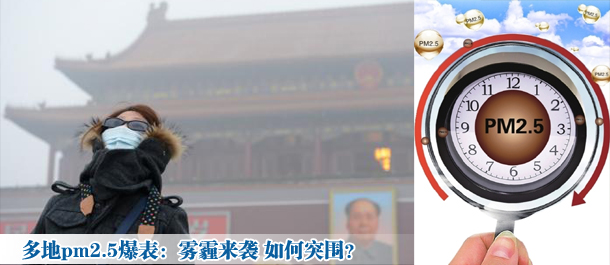 多地pm2.5爆表:霧霾來襲 如何突圍