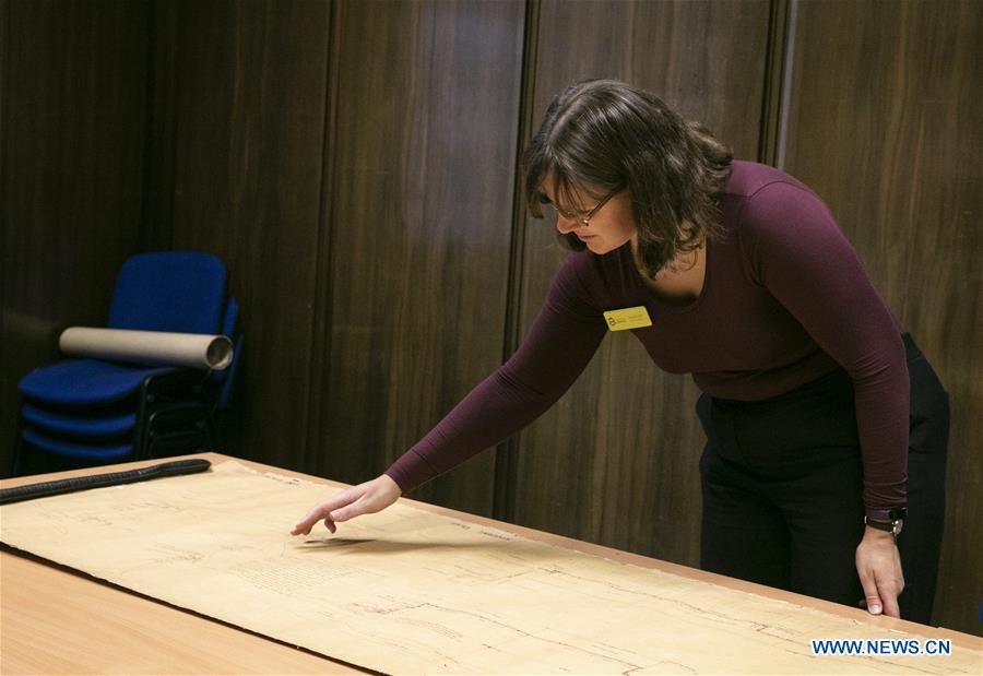 BRITAIN-NEWCASTLE-WARSHIP-NEWLY DISCOVERED PLANS