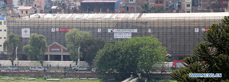 NEPAL-KATHMANDU-CHINA-AID-RECONSTRUCTION-SCHOOL