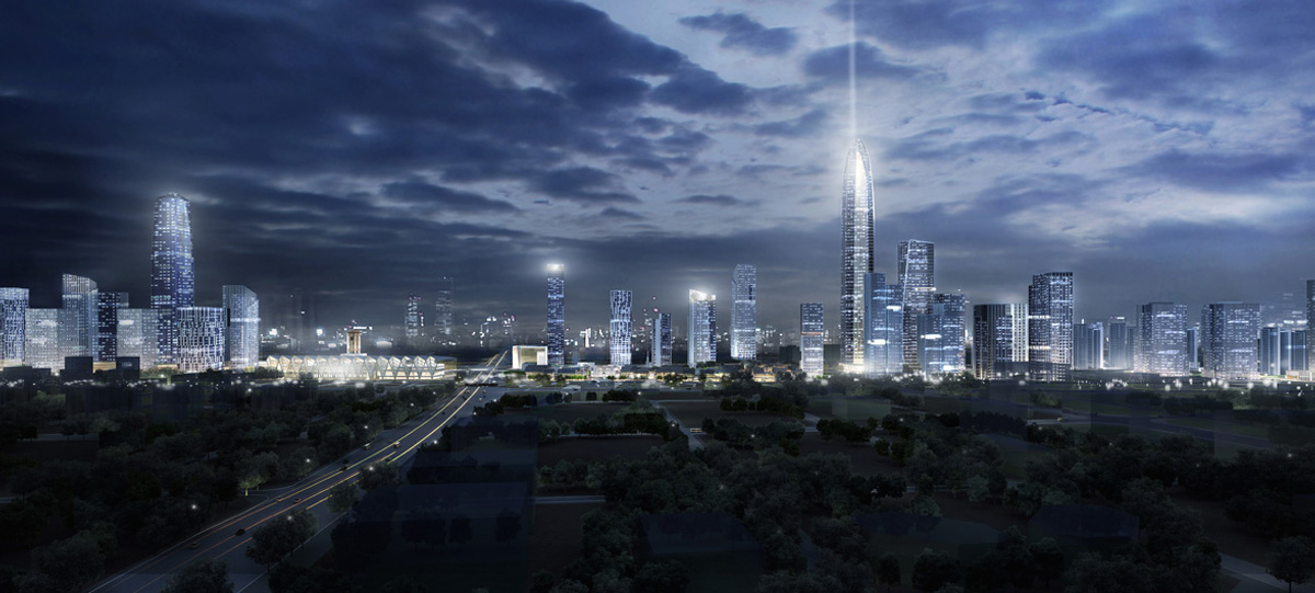 石家莊中央商務(wù)區(qū)的南區(qū)和北區(qū)，將分別以金融和智慧為核心進(jìn)行建設(shè)，帶動(dòng)產(chǎn)業(yè)經(jīng)濟(jì)集聚