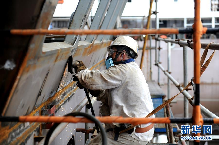 (圖文互動)(2)我國第一艘自主建造的極地科考破冰船“雪龍2”號雄姿初現