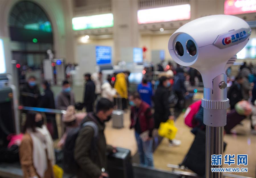 （社會）（1）武漢：漢口火車站加強疫情監控