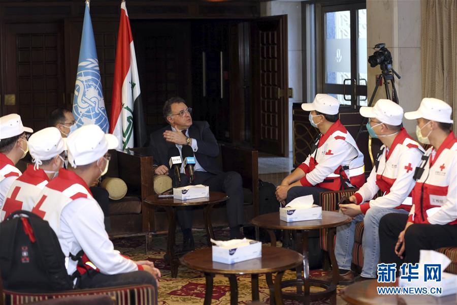 (國際疫情·圖文互動)(2)通訊:經驗豐富裝備精良 中國專家組在伊拉克助力抗疫