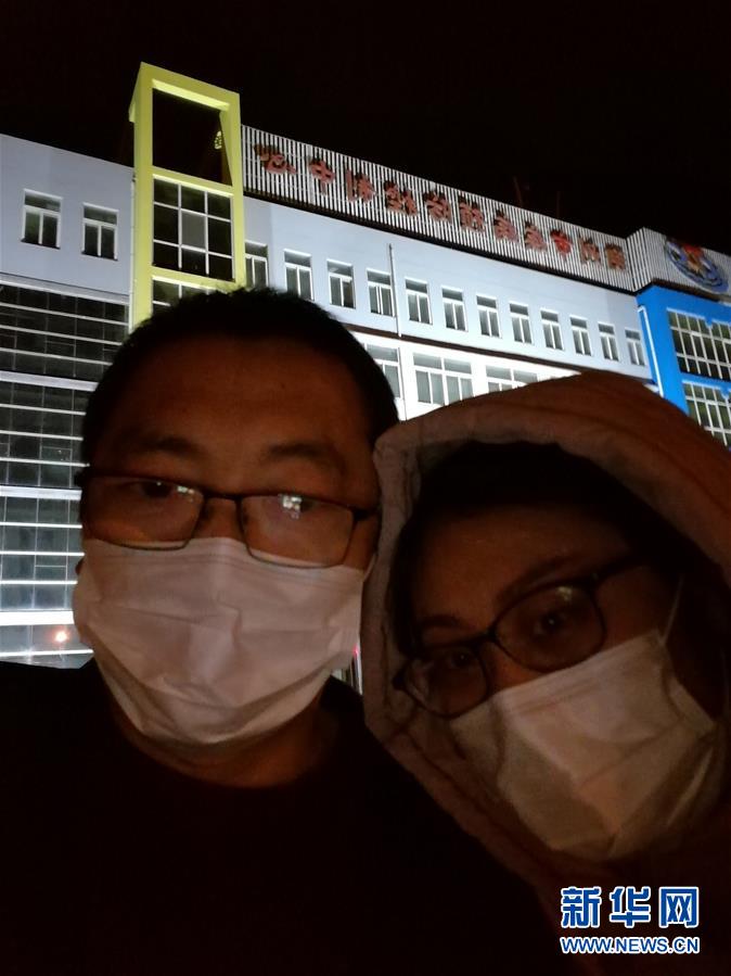 （一線抗疫群英譜&middot;圖文互動）（3）山西檢測員伉儷：疫情不退，決不放松