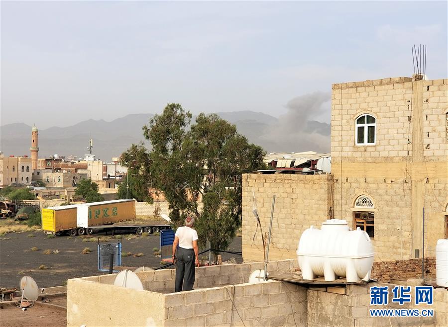 (國際)(2)也門首都薩那遭聯軍戰機多次空襲