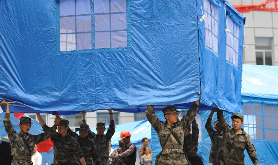 寶興縣臨時醫院病房得到升級改造