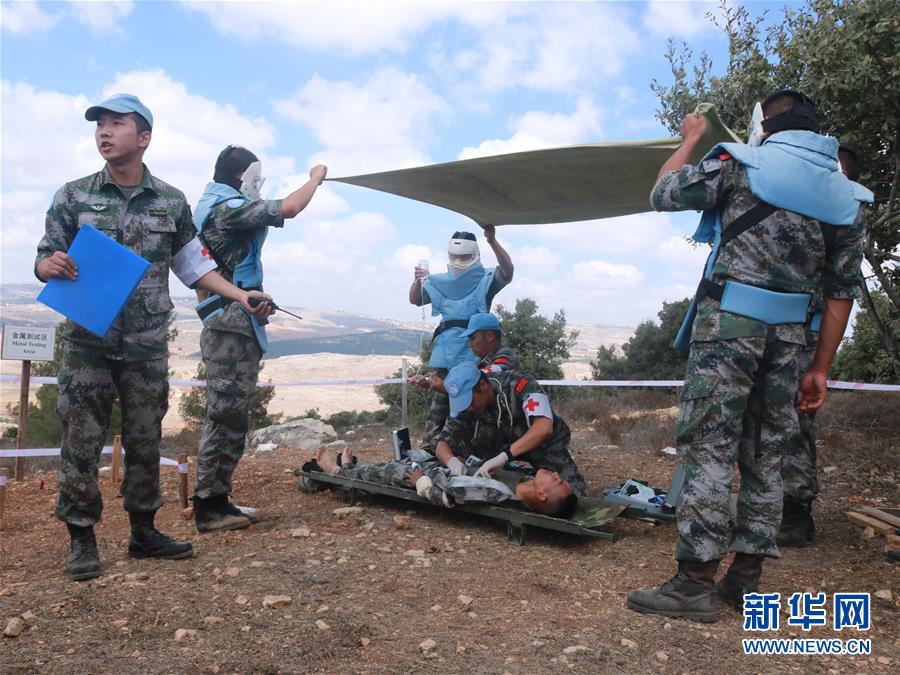 （國際）（2）中柬赴黎維和部隊組織掃雷作業現場研討