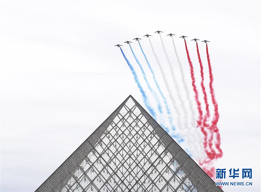 (國際)(2)法國國慶節閱兵式致敬抗疫公民